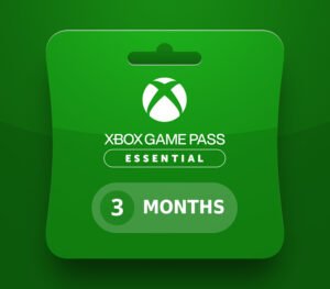 XBOX Game Pass Essential - 3 Month Subscription Card FR