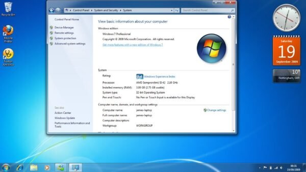 01_1270 Windows 7 Ultimate OEM Key